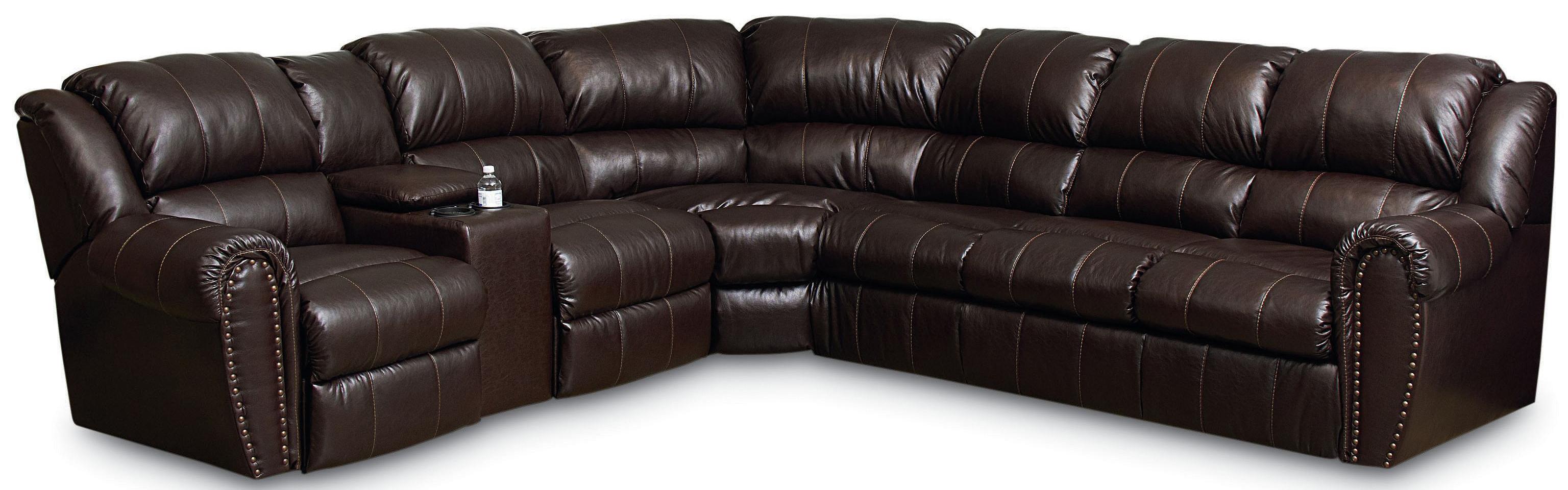 Lane Summerlin Traditional Reclining Sectional Sofa with Sleeper and